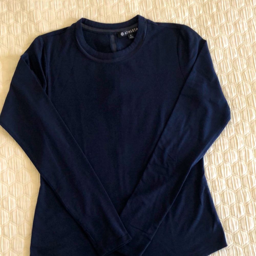 Athleta Long Sleeve Top with Mesh Detail
